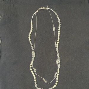 Elegant Silver and Gold Beaded Necklace